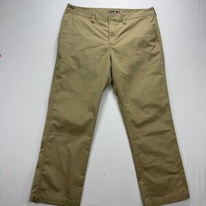 Quiksilver Chino Pants Khaki Tan Straight Leg Casual Skate Men's Size 38